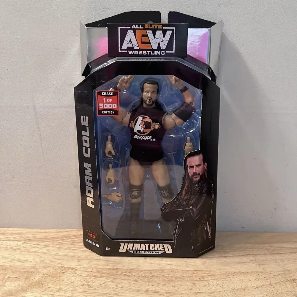 AEW Adam Cole #80 Chase 1/5000 Unmatched Series 10 Figure NEW